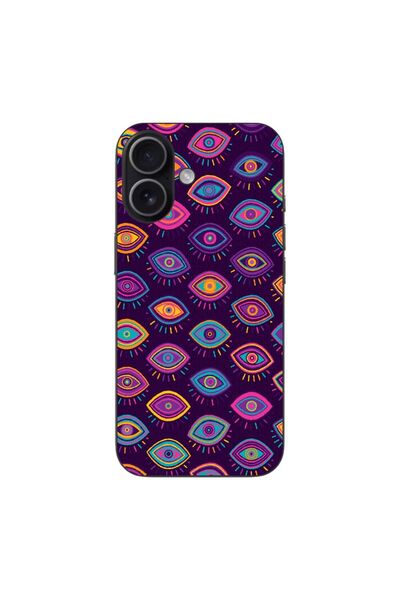 OEM Case compatible with Apple iPhone 17 Silicone Gel Tpu Tribal Eyes Pattern