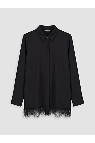 LC Waikiki Rmz Gi̇yi̇m Farkiyla Lace Detailed Women's Shirt Tunic