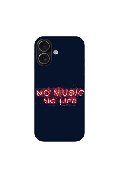 OEM Θήκη συμβατή με Apple iPhone 17 Σιλικόνης Gel TPU Μοντέλο No Music No Life
