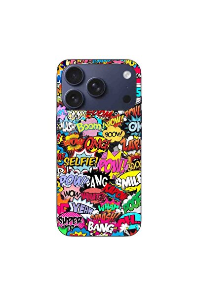 OEM Husa compatibila cu Apple iPhone 17 Pro Silicon Gel Tpu Model Pop Art Pow...