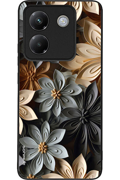 Other Θήκη Sonique Σειράς 3D Λουλουδιών για Xiaomi Poco M7 Pro 5G Γκρι