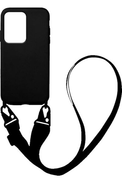 Other Sonique CarryHang Υγρή Θήκη Πλάτης Σιλικόνης 0.5mm με Λουράκι Μαύρο (Re...
