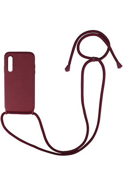 Other Sonique CarryHang Πίσω Θήκη Σιλικόνης 0.5mm με Λουράκι Μπορντό (Galaxy ...