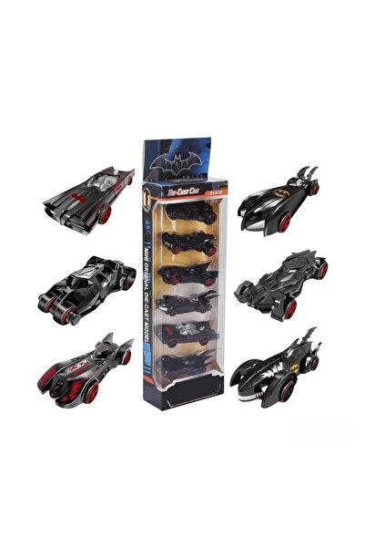 Virtual Trend Set 6 Jucarii Masinute din Metal Batman – The Batmobile, Negru,...