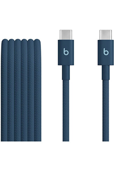 Apple Πλεγμένο Καλώδιο USB 2.0 USB-C Αρσενικό - USB-C 60W Μαύρο 1.5μ MDGE4ZM/A