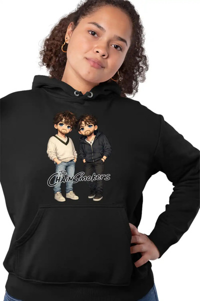OEM Women's Hoodie The Chainsmokers Anime Cartoon