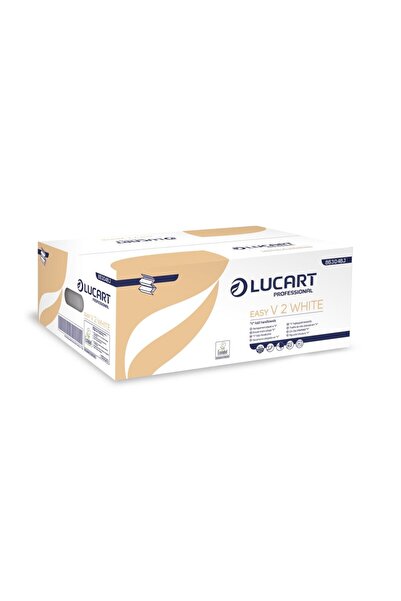 Lucart Prosoape pliate ușor V 2, cu 2 straturi, 21 x 21 cm, 190 bucăți/pachet...