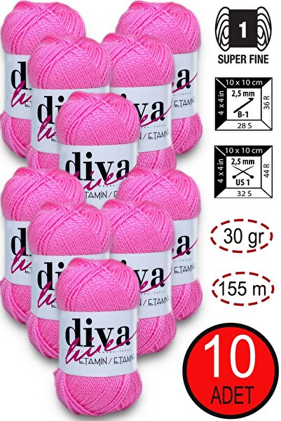 Diva İplik Diva Etamin 08 Cotton Candy (Pack of 10)