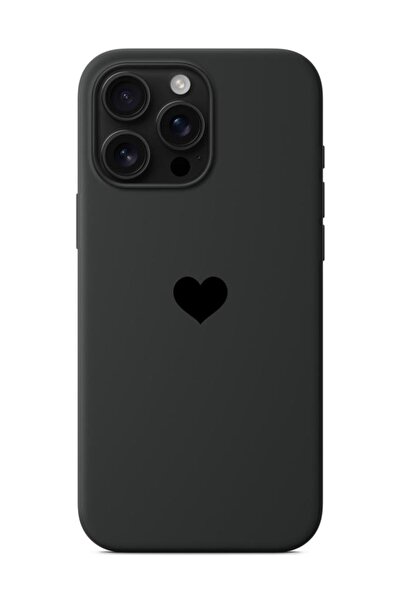 3GEN CASE iPhone 16 Pro Kalp Logolu Lansman Kılıf İçi Kadife Kaplamalı Kamera...