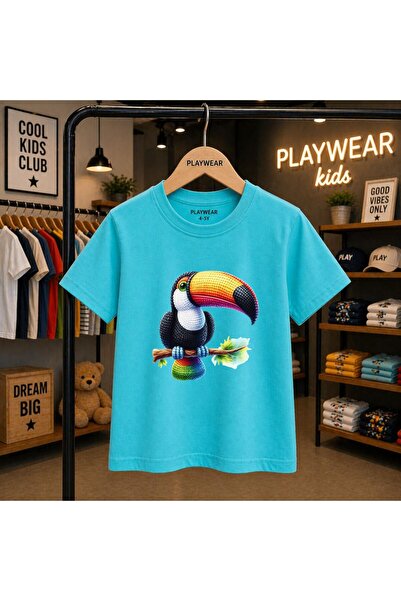 playwear Kukuman Printed 100% Children's Unisex T-Shirt 5 6 -7 8-9 10 -11 12 ...
