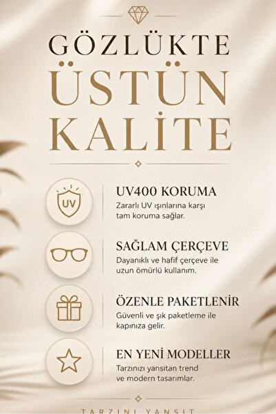 ss glasses kadın güneş gözlüğü UV400 korumalı mendil kılıf dahil