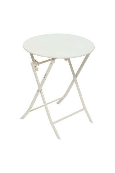 Hesperide Greensboro round foldable garden table, clay, 2 seats -