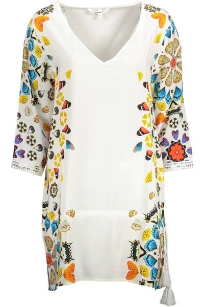 Desigual Short dress Women 21SWMW21-1000 BIANCO - Large