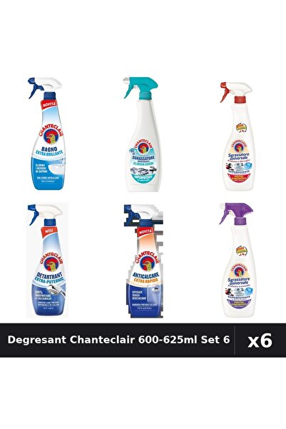 Chanteclair Set 6 Degresant Universal 600-625ml - Anti-Miros, Marsilia, Lavan...