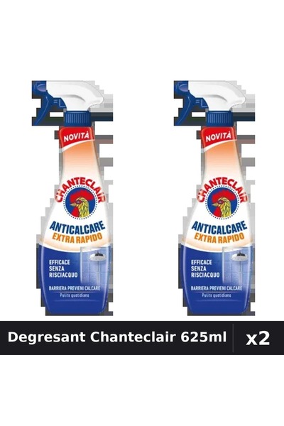 Chanteclair Set 2 Degresant Universal 625ml - Extra Rapid, Anticalcar, Curate...