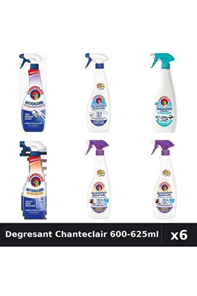 Chanteclair Set 6 Degresant Universal 600-625ml - Lavanda, Bicarbonat, Mosc Alb