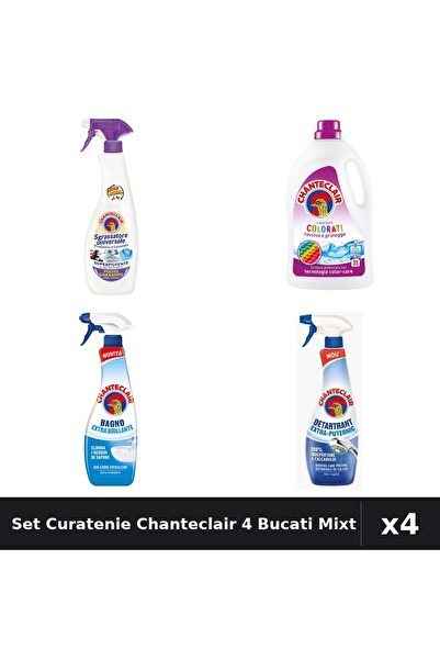 Chanteclair Set 4 Degresant și Detergent - 1575ml, 600ml, 625ml - Color, Mosc...