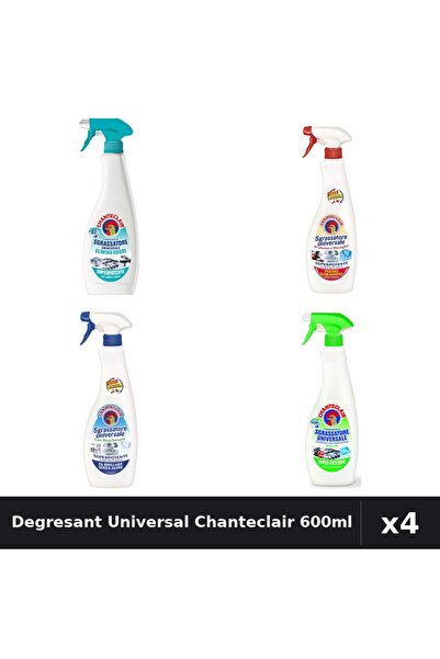 Chanteclair Set 4 Degresant Universal 600ml - Anti-Miros, Marsilia, Bicarbona...