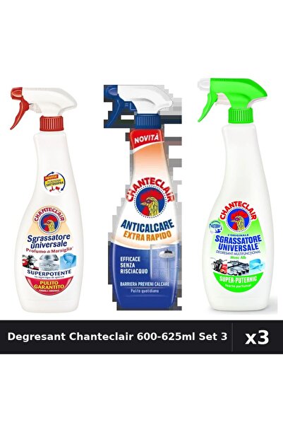 Chanteclair Set 3 Degresant Universal 600-625ml - Marsilia, Lămâie, Extra Rapid