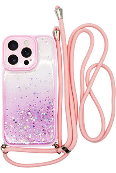 Vivid Θήκη Πλάτης Σιλικόνης με Λουράκι Ροζ (iPhone 16 Pro)