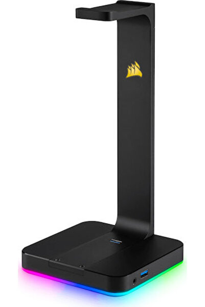 Corsair ST100 RGB Επιτραπέζια Βάση Ακουστικών με Φωτισμό LED, Κάρτα Ήχου και ...