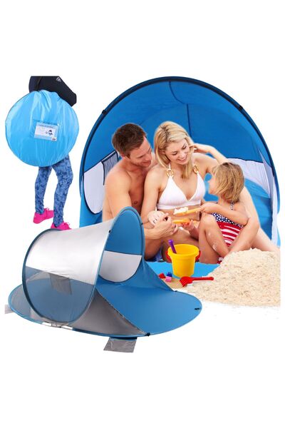 Mardil Cort De Plaja Pop-Up Cu Deschidere Automata Si Filtru UV, Dimensiuni 2...