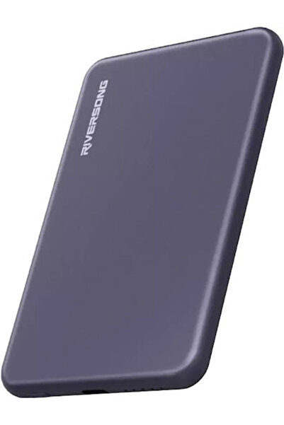 RİVERSONG MagNano 05 Power Bank 5000mAh με Θύρα USB-C Σκούρο Μωβ