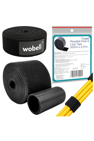 WOBELL Banda Cu Arici Cu Doua Fete Pentru Organizarea Cablurilor, Wobell, Pri...