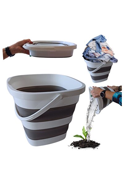 Mardil 10L Silicone Folding Bucket, Compact Design For Easy Storage, Durable ...