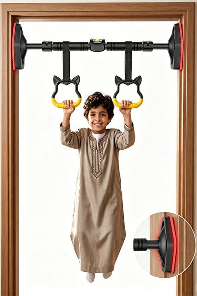 EHOME Pull Up Bar for Doorway, Strength Training Pullup Bar with Hanging Ring...