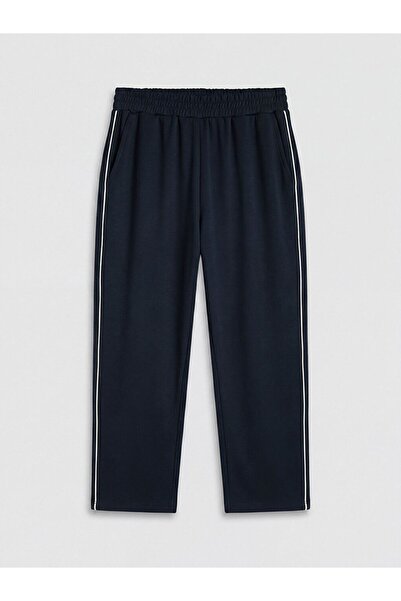 LC Waikiki Natuvera Women's Elastic Waist Striped Sweatpants