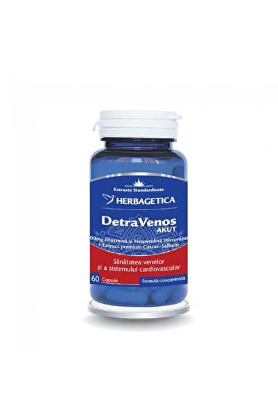 herbagetica DetravenosAkut - 60 capsule -