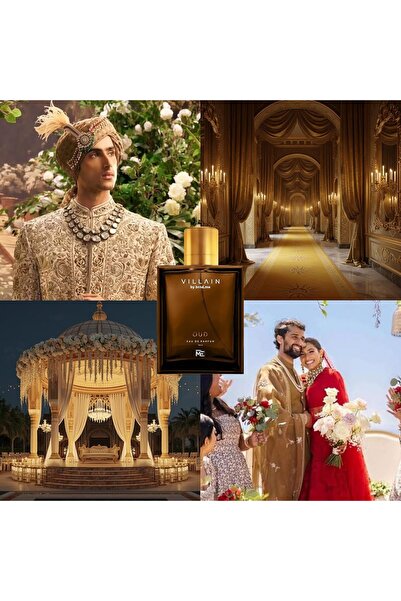 Villain عطر العود للرجال، ماء عطر (EDP)، 100 مل، عطر فاخر مميز مع الصندل والعنبر
