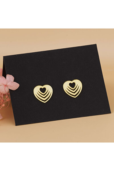 BLACK SWAN Bijoux Cercei Inimioara - Model minimalist - Argint 925 Suflat cu ...