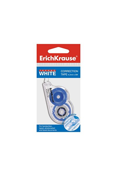 Erich Krause Dispenser bandă corectoare 4.2 mm x 5 m Techno White Mini EK