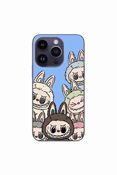 OEM Husa compatibila cu Apple iPhone 15 Pro Silicon Gel Tpu Model Labubu Patt...