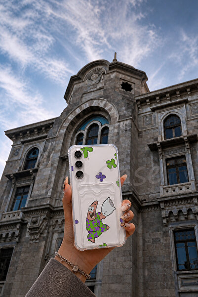 DoaCase Samsung A26 Uyumlu Kartlıklı Şeffaf Kılıf Köşe ve Kamera Korumalı Dar...