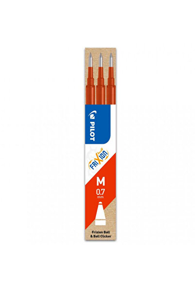 Pilot Rezervă roller Frixion Ball 0.7 mm, set 3 bucăți, roșu