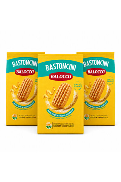 Balocco Set 3 x Bastoncini Biscuits, 700 g/piece, simple and tasty biscuits, ...