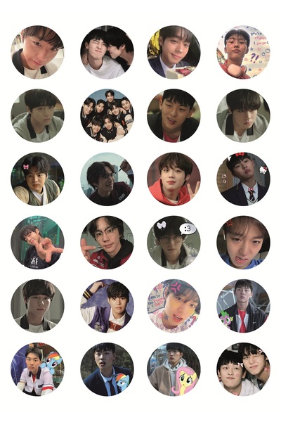 nihonwosekai Weak Hero Class K DRAMA / K POP Set de stickere anime 24 BUCĂȚI