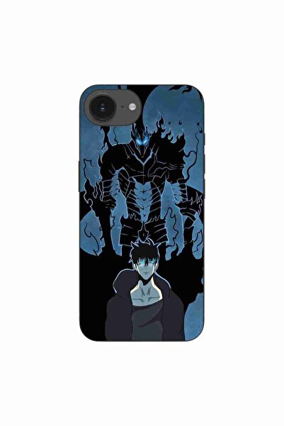 OEM Husa compatibila cu Apple iPhone 16e Silicon Gel Tpu Model Solo Leveling ...