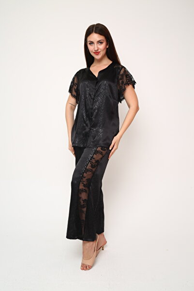 naumi Elegant Touch – Saten Pijama Takımı