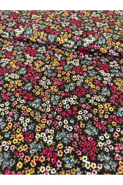 Zümra Baby 100% Cotton Patterned Poplin Fabric - Floral - (50×170cm)