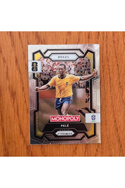 Panini Prizm Monopoly Pelé No. 16 Licensed Playing Cards - Silver