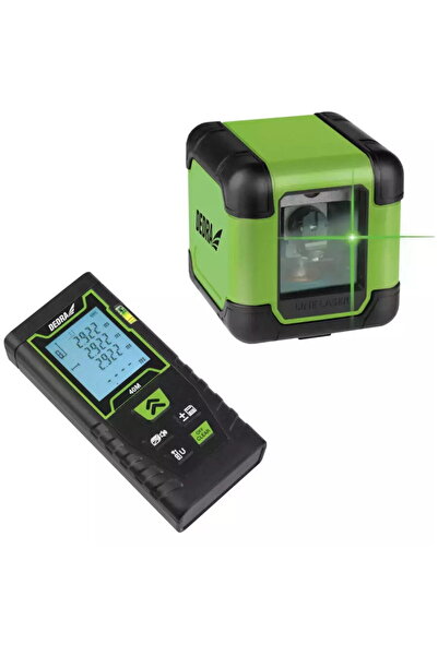 DEDRA EXIM Laser cu cruce verde + telemetru laser 40m – set