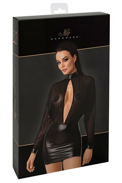 Noir Women's Lingerie – Dress Tulle S Black, S – Wide, transparent tulle top ...