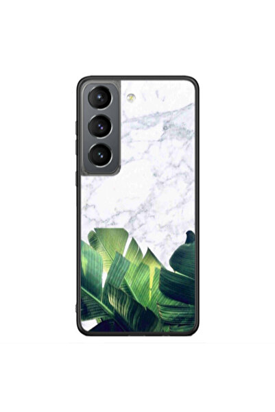 Other Samsung S21 Ultra Marble Laves Black Glossy Θήκη