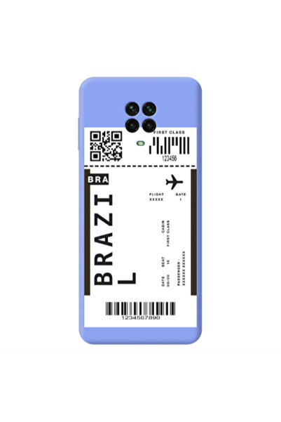 Other Xiaomi Redmi Note 9 Pro Brazil BRA Light Purple Colored Silicone TPU Θήκη