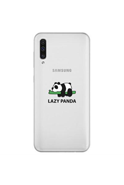 Other Samsung A70 Lazy panda Transparent Silicone TPU Θήκη