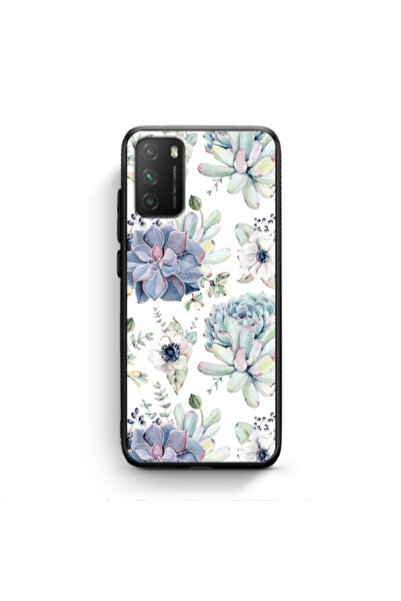 Other Xiaomi Poco M3 Flower 56 Black Glossy Θήκη